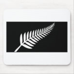 Silver Fern Flag (New Zealand) mousepads