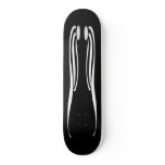 Silver Filigree Skateboard