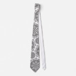 Silver Flame Necktie