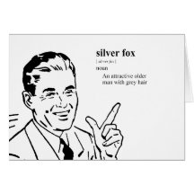 SILVER FOX GREETING CARDS