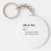 SILVER FOX KEY CHAINS