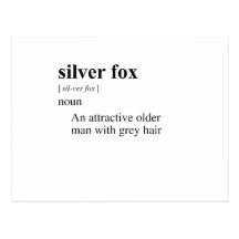 SILVER FOX POST CARD