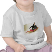 Silver fox rabbit named Boris flowers T Shirts