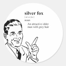 SILVER FOX STICKERS