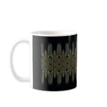 Silver Gold Fractal Art Mug