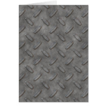 Silver Grey Diamond Plate Textured