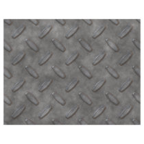 Silver Grey Diamond Plate Textured