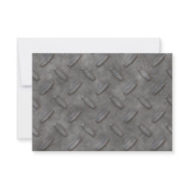 Silver Grey Diamond Plate Textured