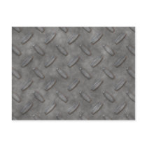 Silver Grey Diamond Plate Textured
