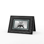 Silver Griffin Greeting Card