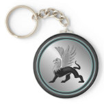 Silver Griffin keychains