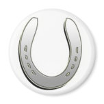 Silver Horse Shoe magnets