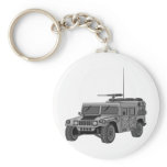 Silver Hummer Keychains
