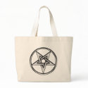 Silver Inverted Pentagram bags