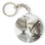 Silver Jingle Bells keychains