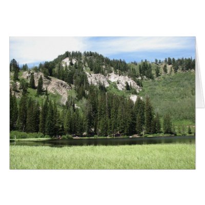 Silver Lake Card by BlueSkiesGallery