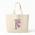 Silver Letter F Ornamental II bags