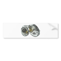 Silver Lilies Bumper Stickers