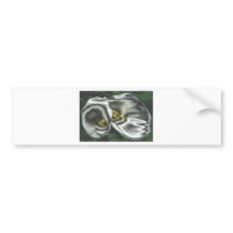 Silver Lilies Bumper Stickers
