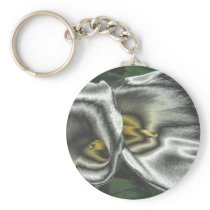 Silver Lilies Key Chain