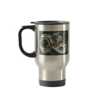 Silver Lilies Coffee Mug