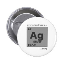 Silver Lining Pinback Buttons