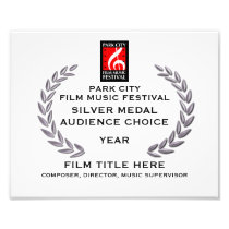 Silver Medal Certificate 10" x 8" Photo