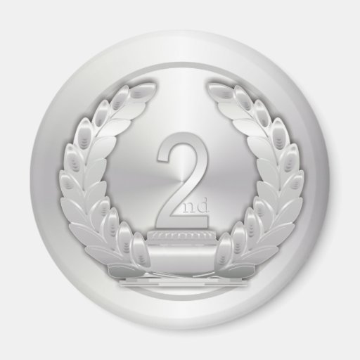 Silver Medal Magnet