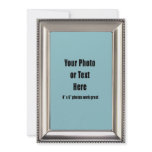 Silver Metallic Beaded Frame - Customisable