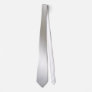 Silver Metallic Neck Tie