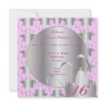 Silver Moon Sweet Sixteen Invitation-Customise.