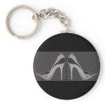 Silver Neon Stiletto's Key Chain keychains