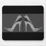Silver Neon Stiletto's Mouse Pad mousepads