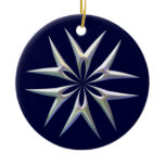SILVER OPAL STAR by SHARON SHARPE Ornament