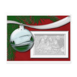 Silver Ornament Photo frame Post Card