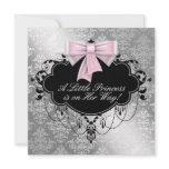 Silver Pink Black Princess Baby Girl Shower