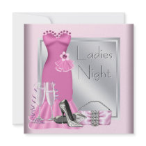 Silver Pink Champagne Pink Ladies Night