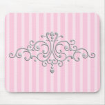 Silver Princess Filigree mousepads
