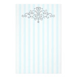 Silver Princess Filigree Stationery