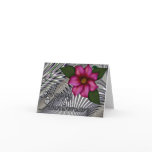 Silver Purple Bloom Happy Anniversary Card