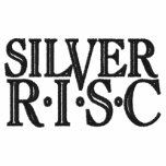 Silver R.I.S.C Official Polo Shirt (White Men's) embroidered shirts