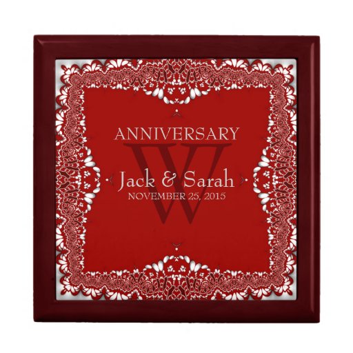 silver_red_lace_wedding_anniversary_gift_box ... silver_red_lace_wedding_anniversary_gift_box ...
