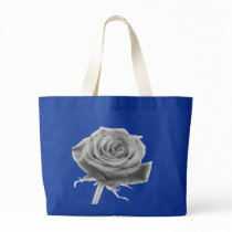 Silver Rose Flower Bag
