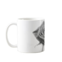 Silver Rose Flower Mugs
