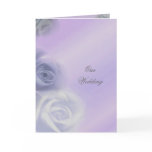 Silver Roses  Wedding Invitation Card