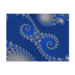 Silver Seahorse Postcard