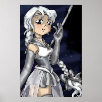 Silver Senshi Print