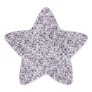Silver Sequin Effect Star Sticker Sheets