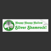Silver Shamrock Novelties bumper stickers