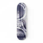 silver skateboard